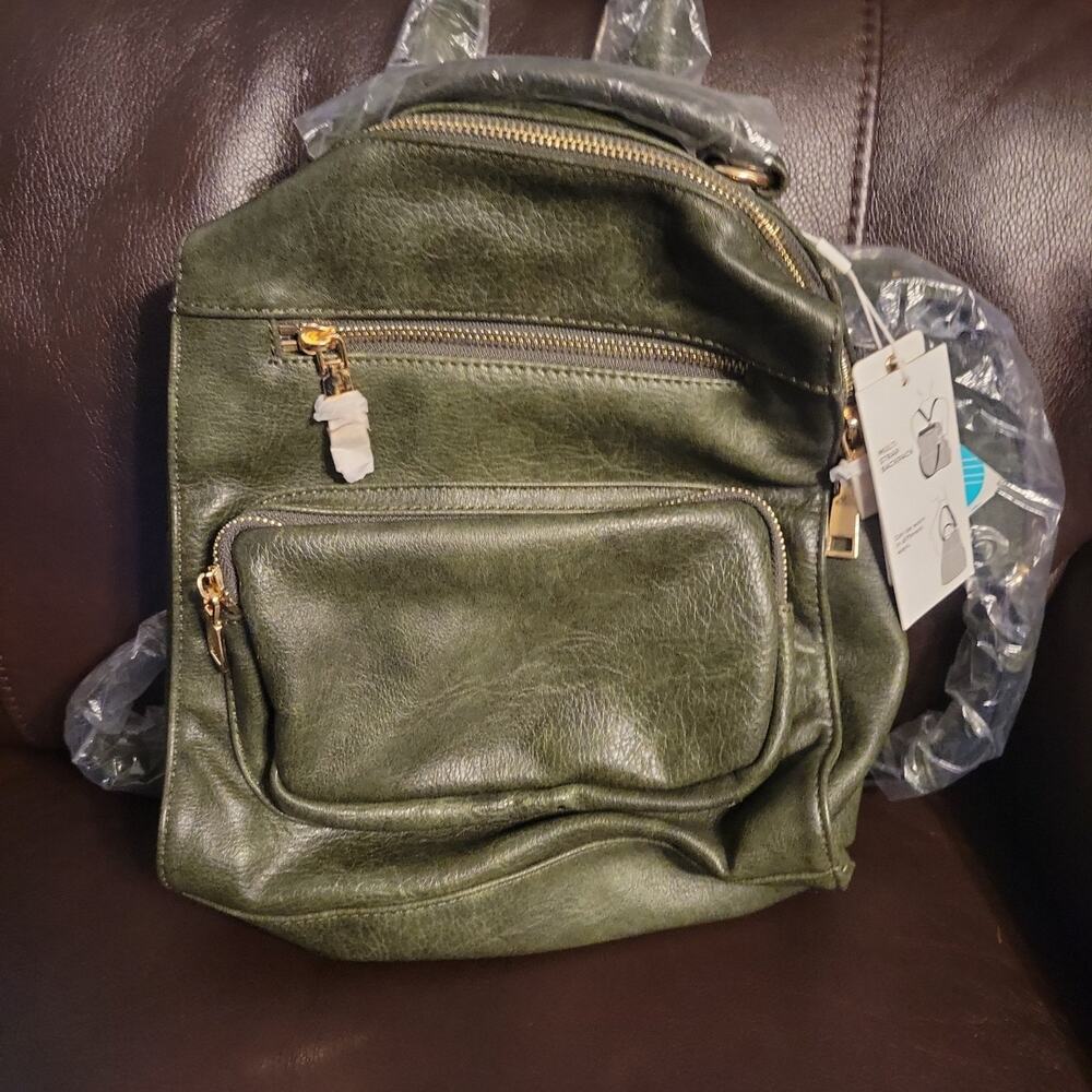 Urban Expressions Miles Backpack Olive New